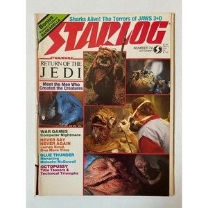 STARLOG #74 - 1983 September Return Of The Jedi On Cover VINTAGE